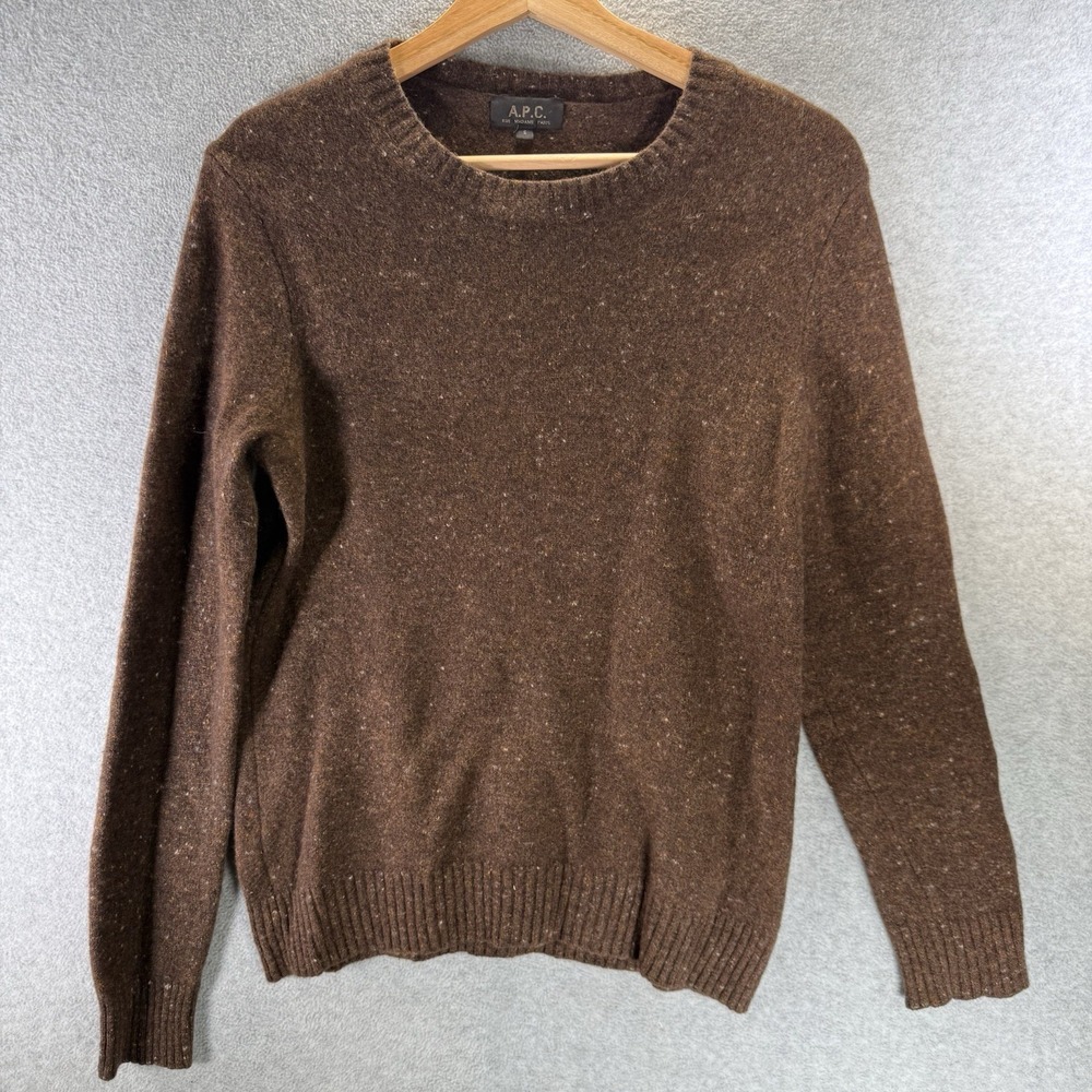 A.P.C. Brown Crewneck Sweater